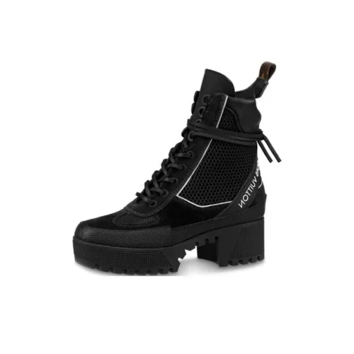 LOUIS VUITTON Laureate Короткий Мартин Boot Женские Черный