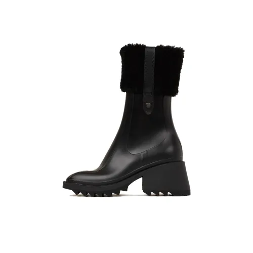 Chloe Betty Botильоны 7 см Женские Черные