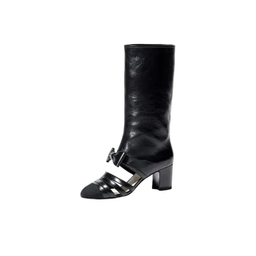 CHANEL Женские сапоги до колена