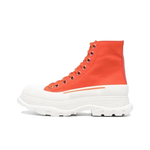 Alexander McQueen Tread Slick ботинки Martin High Топ Женские