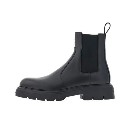 FERRAGAMO Короткий Челси Мужской Черный