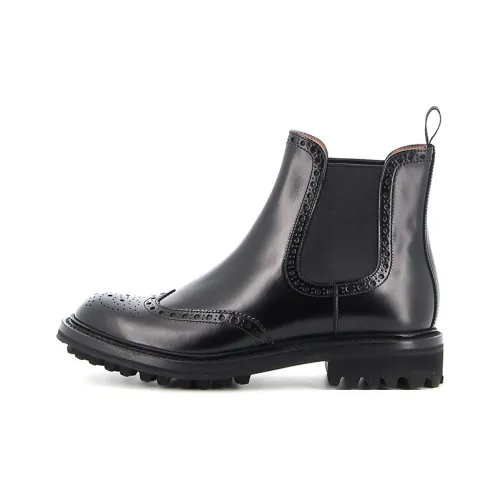 CHURCH'S Короткий Челси Женские Черный