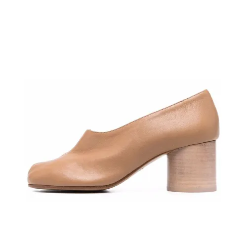 Maison Margiela Tabi Грубый каблук Высокие каблуки 7 см Женские Телесный