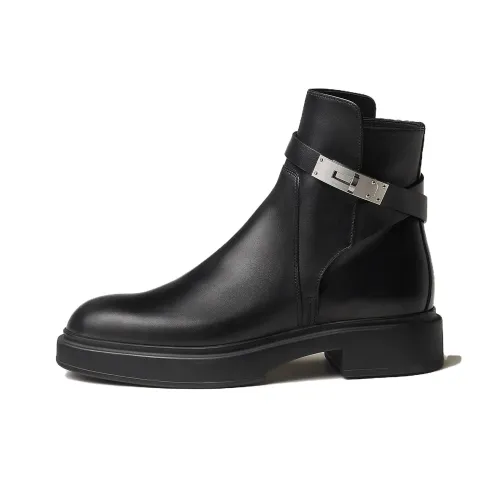 HERMES Ботильоны Женские Черные