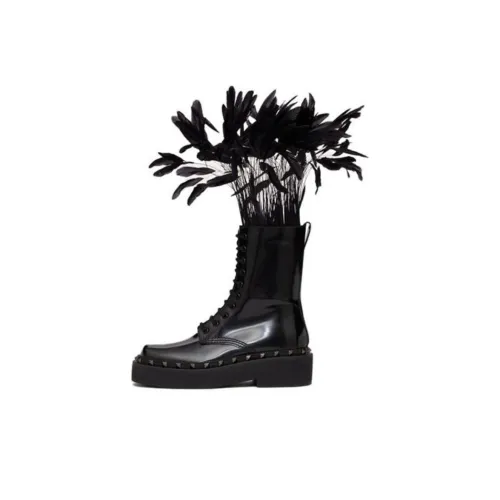 Valentino Rockstud Ботильоны 5 см Женские Черные