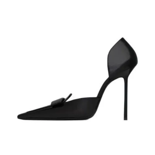 SAINT LAURENT Высокие каблуки Черные Женские
