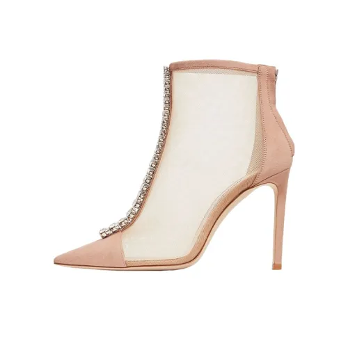 Jimmy Choo Ботильоны 10 см Женские Балет Розовый