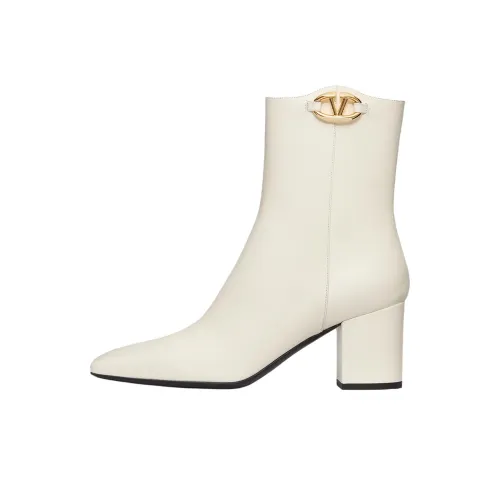 Valentino Vlogo Ботильоны 7 см Женские Айвори Белый