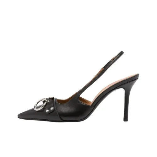 R13 SID Harness Узкий каблук Высокие каблуки Женские Черный