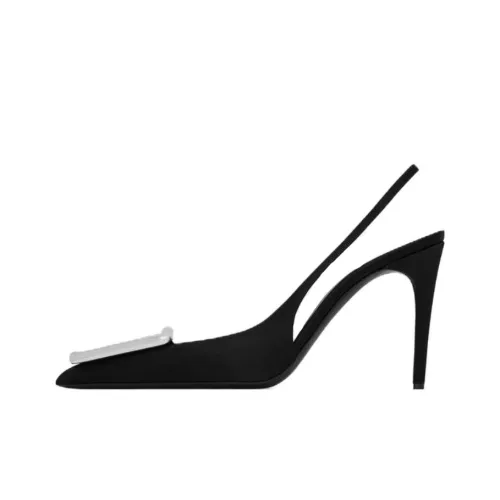 SAINT LAURENT Высокие каблуки Черные Женские