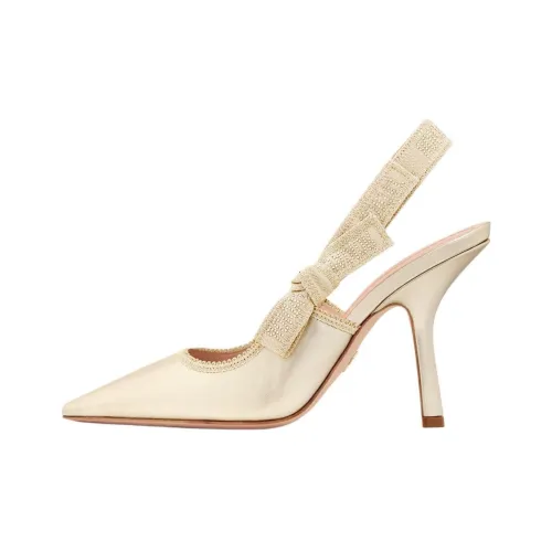 DIOR J'Adior Узкий каблук Высокие каблуки 10 см Женские Золотой