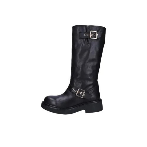 Kurt Geiger London Байкеры Высокие сапоги 4CM Женские Черные