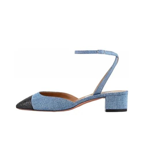 AQUAZZURA Высокие каблуки Синие Женские