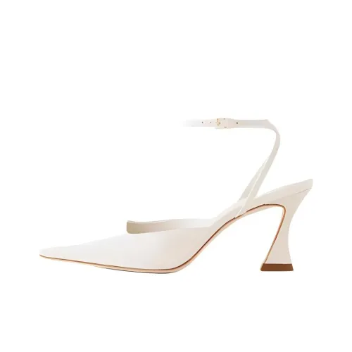 REFORMATION Высокие каблуки 7,5 см Женские Белые