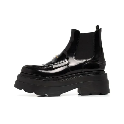 Alexander Wang Логотип Короткий Челси 7,5 см Женские Черный