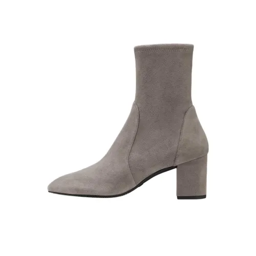 Stuart Weitzman Ботильоны Серые Женские