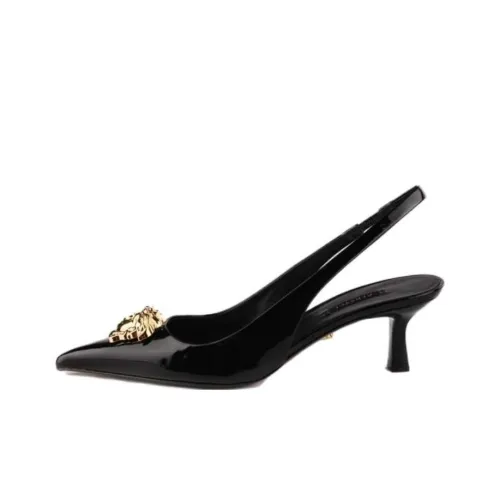 VERSACE La Medusa Высокие каблуки Черный/золотой Женские