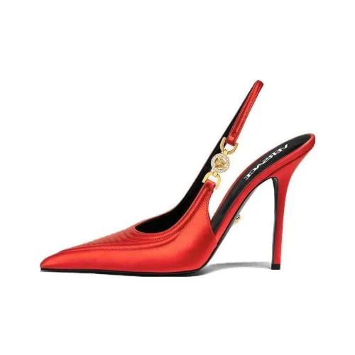 VERSACE Высокие каблуки Красный Женские