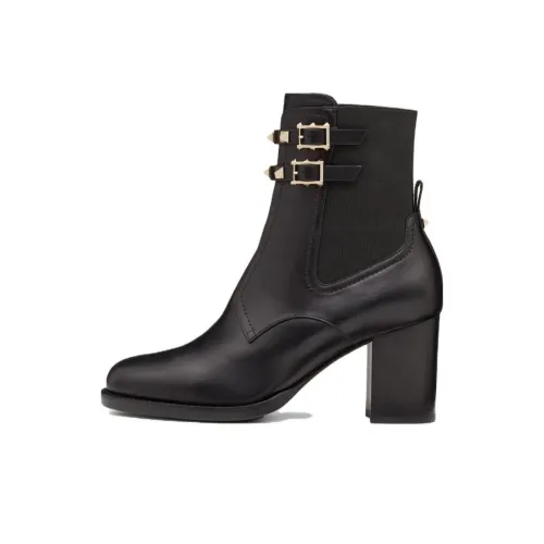 Valentino Rockstud Garavani Ботильоны 7 см Женские Черные
