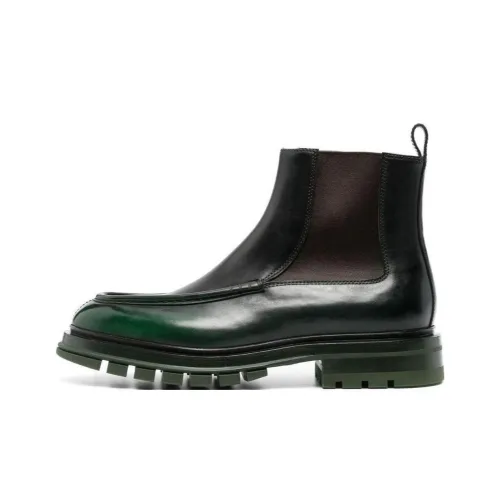 Santoni Chelsea Черный Зеленый Мужской