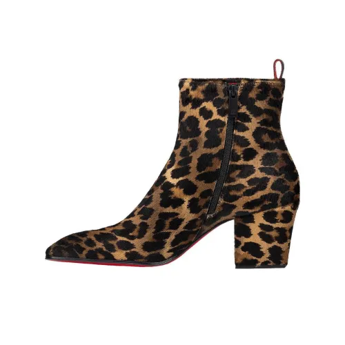 CL Ботильоны 7 см Мужские Черные Коричневые