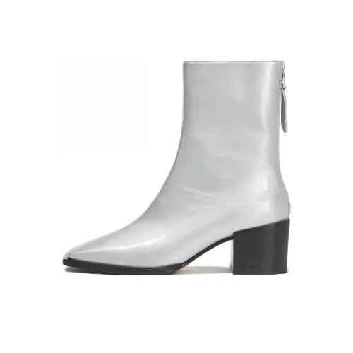 Aeyde Ботильоны 5,5 см Женские Серебряные