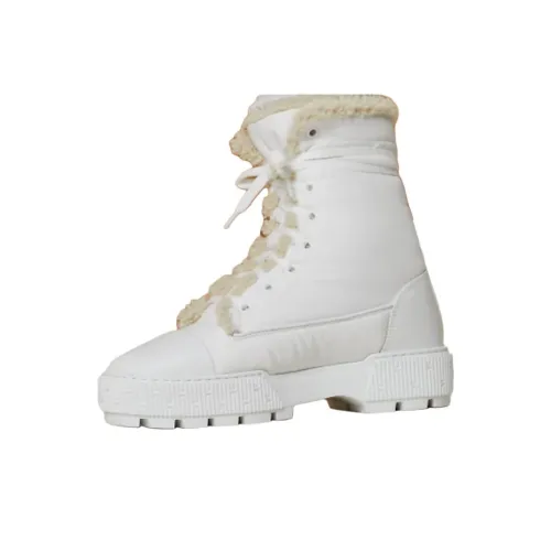 HERMES Свежий ботильоны 4CM женские белые