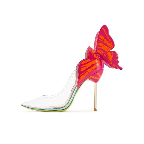 SOPHIA WEBSTER Узкий каблук Высокие каблуки 10 см Женские Розовый