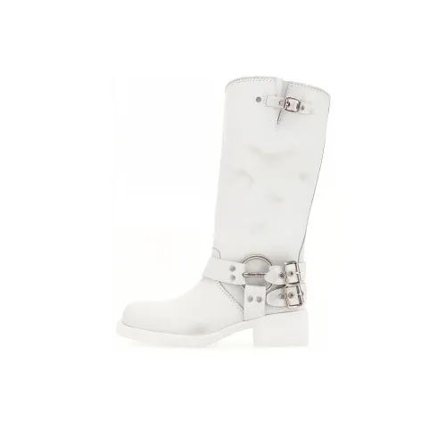 MIU MIU Ботильоны Женские Белые