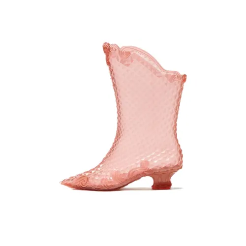 YProject Melissa Колено Высокие сапоги 3 см Женские Розовый