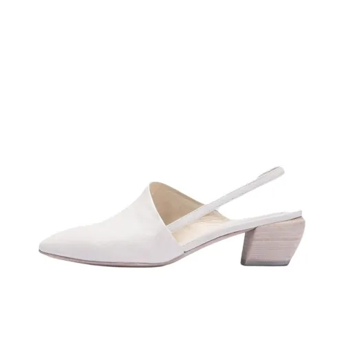 Officine Creative Sally 029 Грубый каблук Высокие каблуки Женские Белые