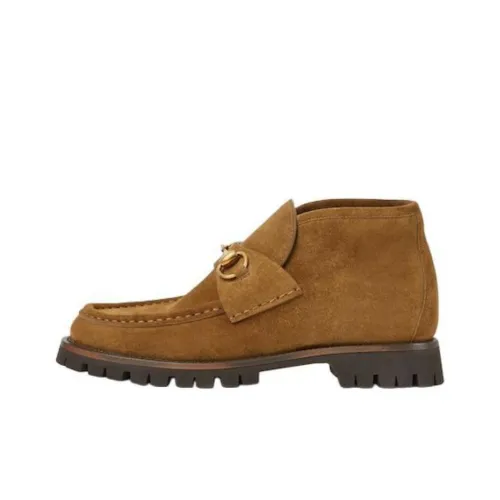 GUCCI Bootie с пряжкой Horsebit женские коричневый