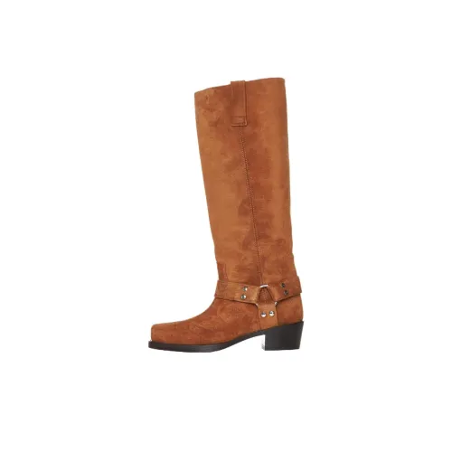 Paris Texas высокие сапоги на каблуке 4,5 см женские коричневые