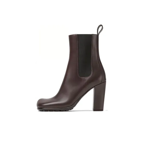 Bottega Veneta Короткий Челси 9 см Женский Коричневый