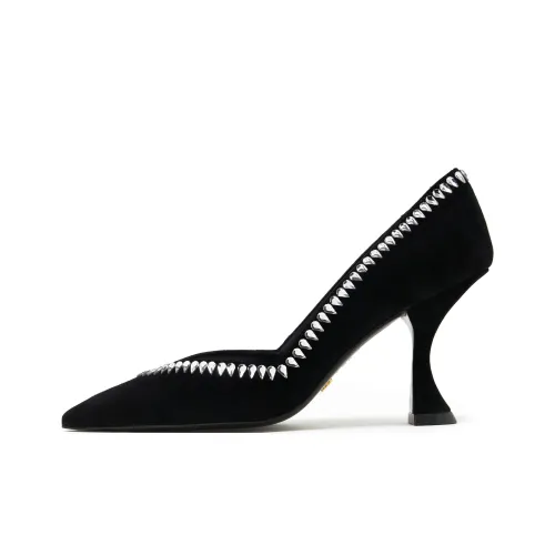 Stuart Weitzman SW Насос Узкий каблук Высокие каблуки Женские Черный