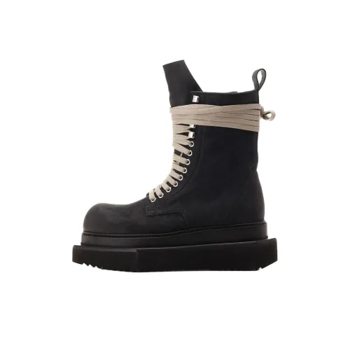 RICK OWENS совместный бренд Ботильоны Черные Мужские