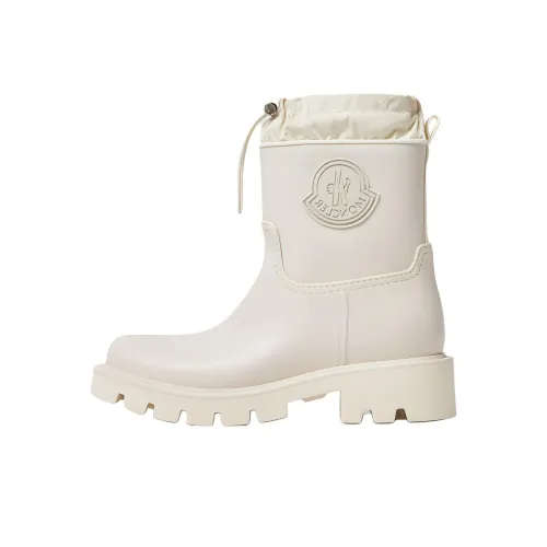 Moncler Женские резиновые сапоги, бежевые