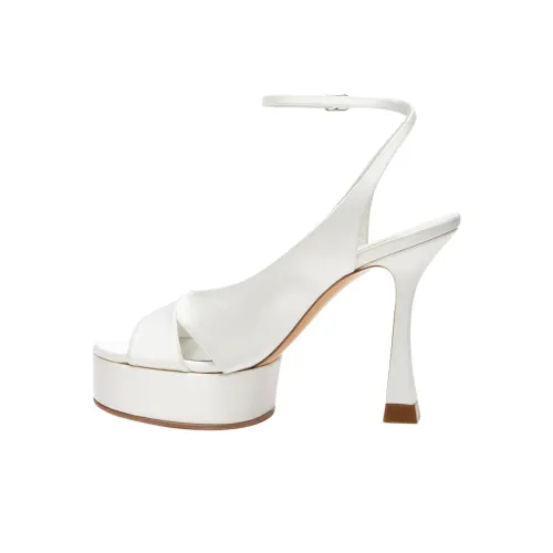 Casadei Donna Грубый каблук Высокие каблуки 10 см Женские Белые