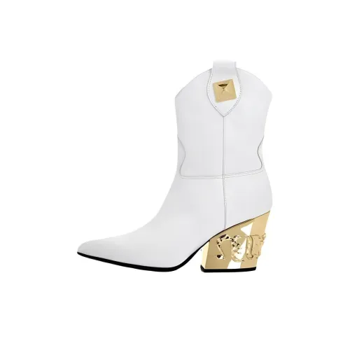 PHILIPP PLEIN Ботильоны Белый Женские