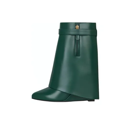 Givenchy Shark Lock Ботильоны Зеленый Женские