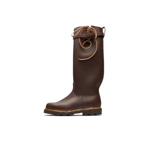 Paraboot Saumur Высокие сапоги до колена Мужские Коричневые