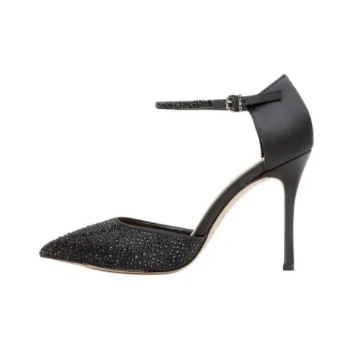 Badgley Mischka Jailene Узкий каблук Высокие каблуки 9,5 см Женские Черный