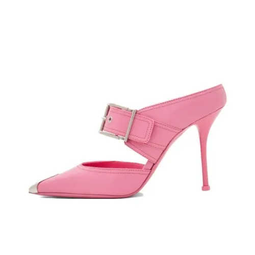 Alexander McQueen Панк Высокие каблуки Розовые Женские