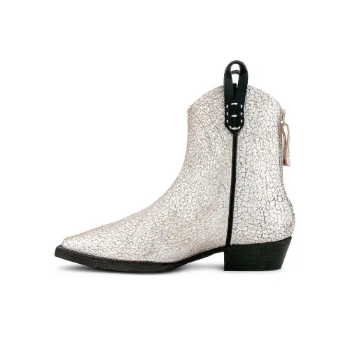 FREE PEOPLE Ботильоны 4CM Женские Белые