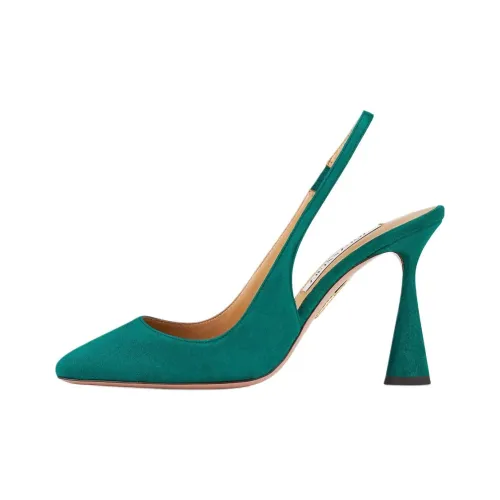 AQUAZZURA Высокие каблуки Зеленый Женские