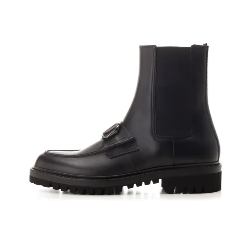 Valentino Garavani Короткий Челси Мужской Черный