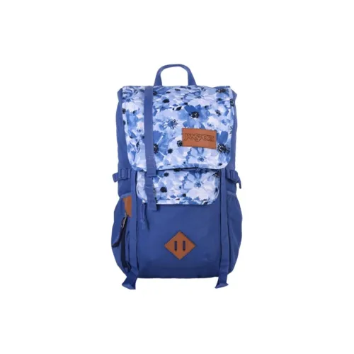 JanSport Полиэстер Рюкзак Большой Унисекс Бело-голубая Керамика
