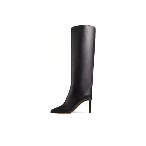 Jimmy Choo Mahesa 85 Knee-High Boots Женские Черные