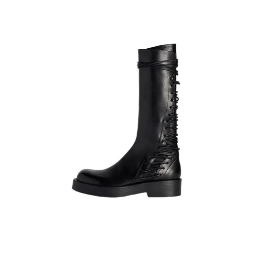 Ann Demeulemeester MID Голень Ботинки Мужской Черный