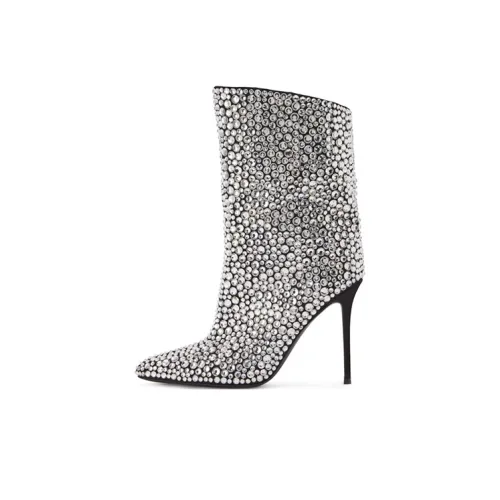 Giuseppe Zanotti GZ Merissa Искра Ботильоны 10,5 см Женские Черные